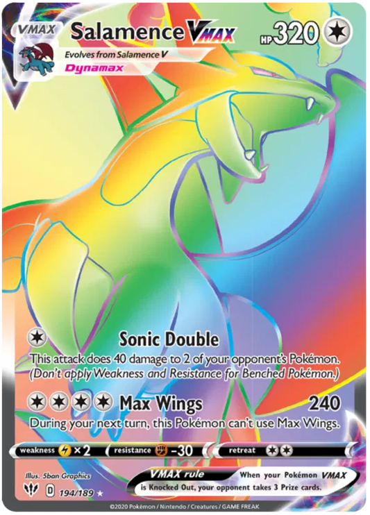 Salamence VMAX 194/189 Sword & Shield Darkness Ablaze