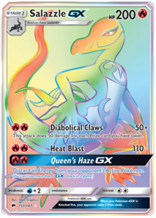 Salazzle GX 151/147 Burning Shadows
