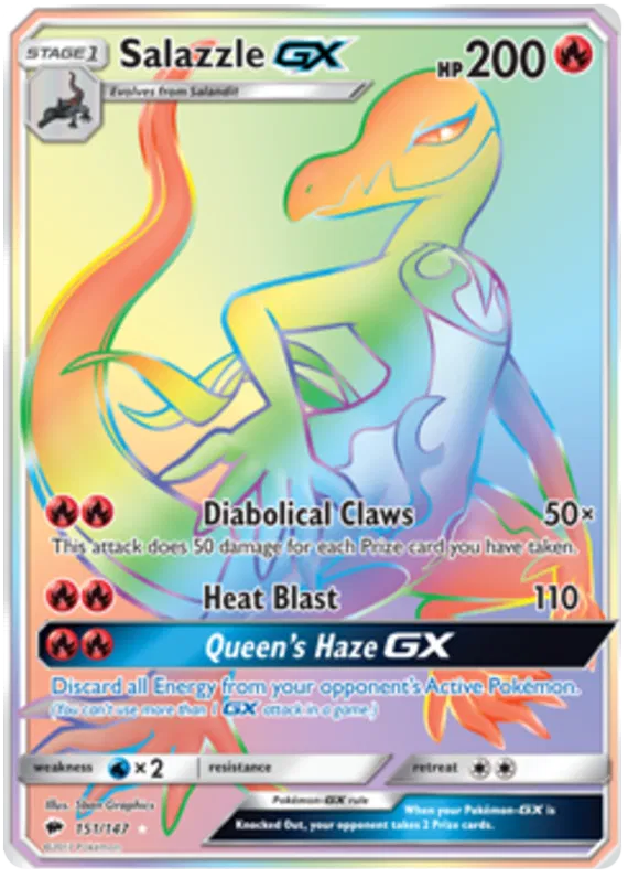 Salazzle GX 151/147 Burning Shadows