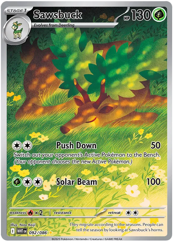 Sawsbuck 092/086 White Flare