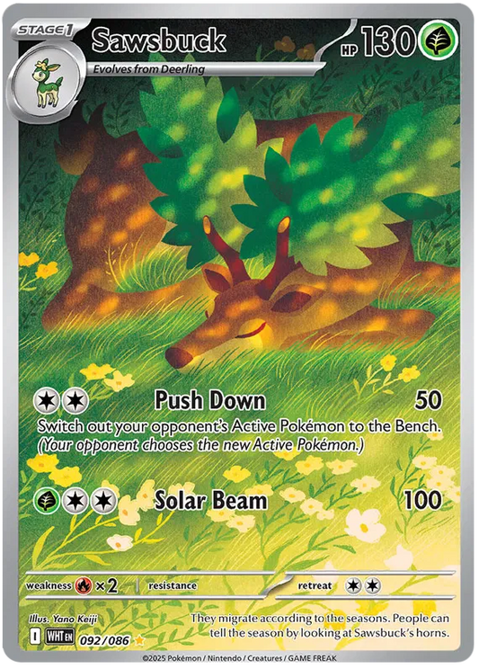 Sawsbuck 092/086 White Flare