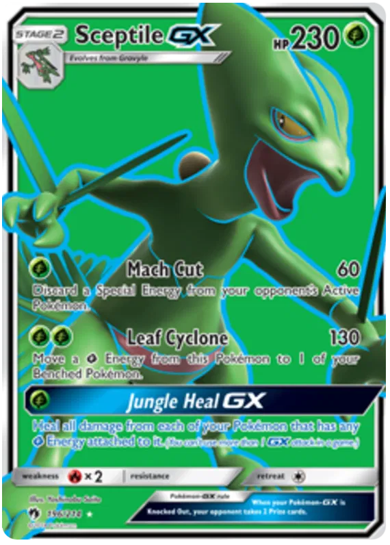 Sceptile GX 196/214 Lost Thunder