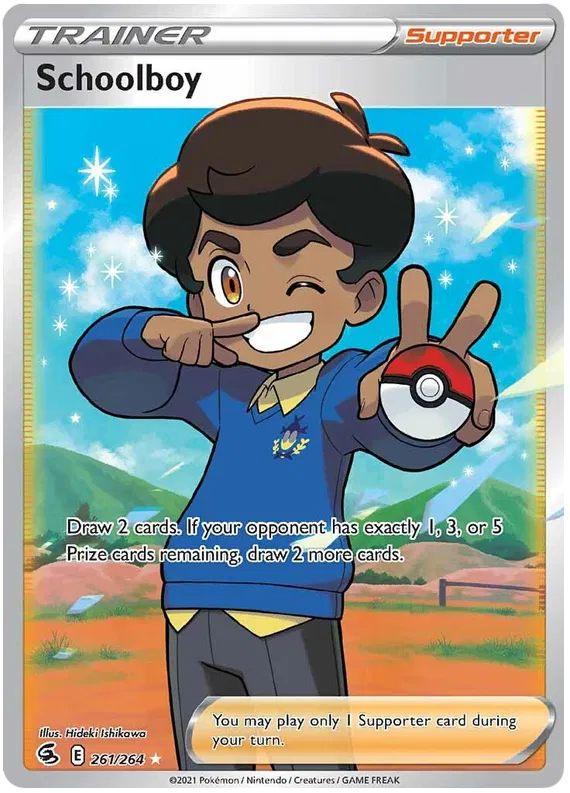 Schoolboy 261/264 Sword & Shield Fusion Strike