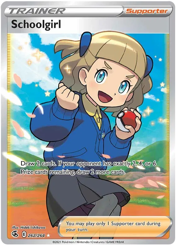 Schoolgirl 262/264 Sword & Shield Fusion Strike
