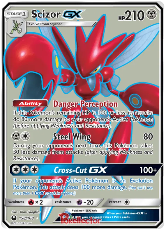 Scizor GX 158/168 Celestial Storm