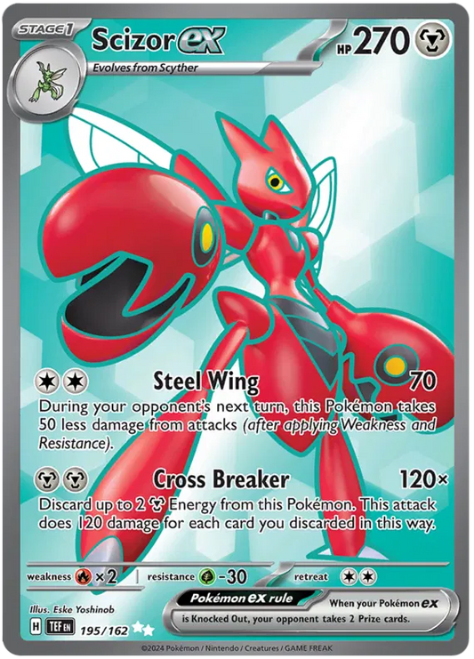 Scizor ex 195/162 Temporal Forces