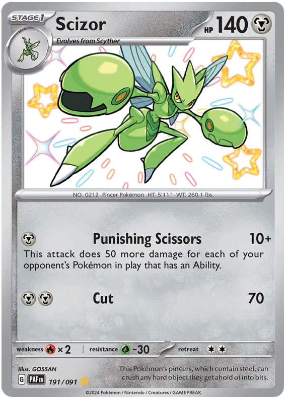 Scizor 191/091 Paldean Fates