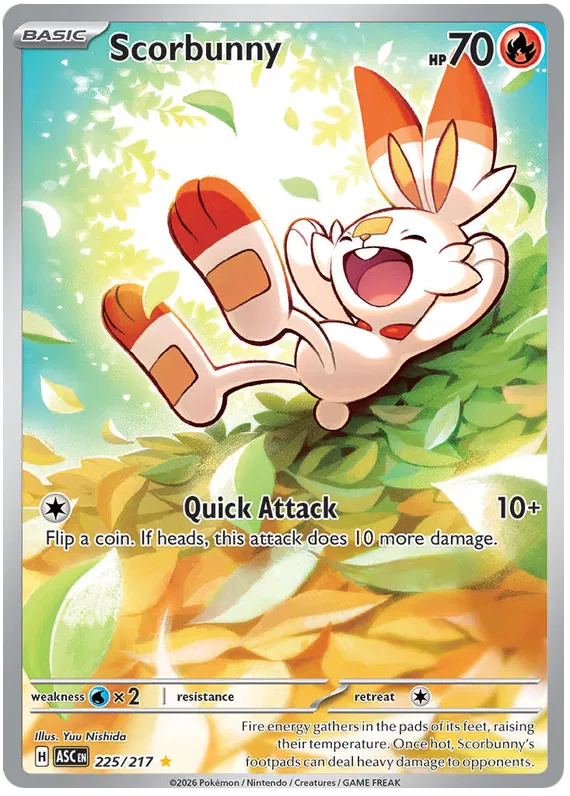 Scorbunny 225/217 Ascended Heroes