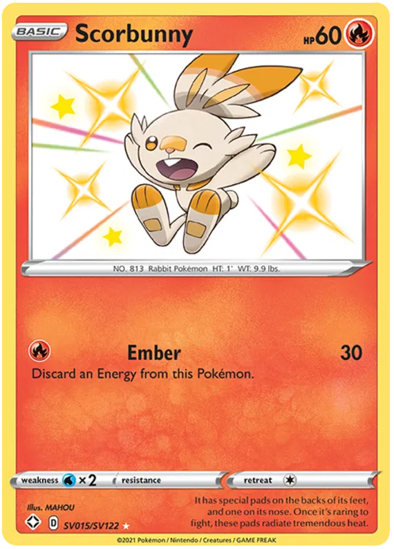 Scorbunny SV015/SV122 Shining Fates