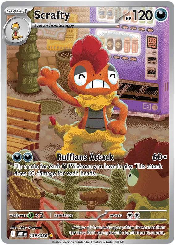 Scrafty 139/086 White Flare