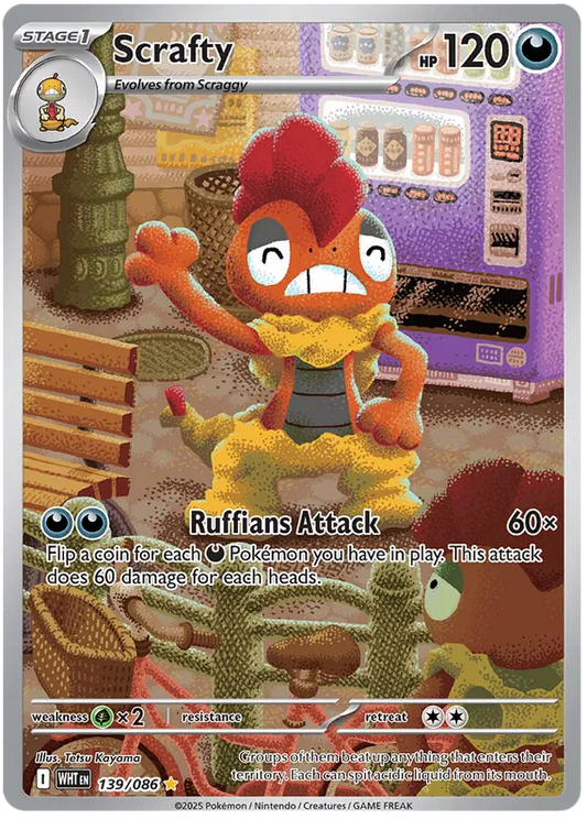Scrafty 139/086 White Flare