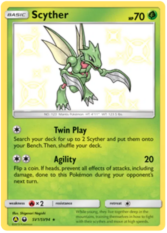 Scyther SV1/SV94 Hidden Fates