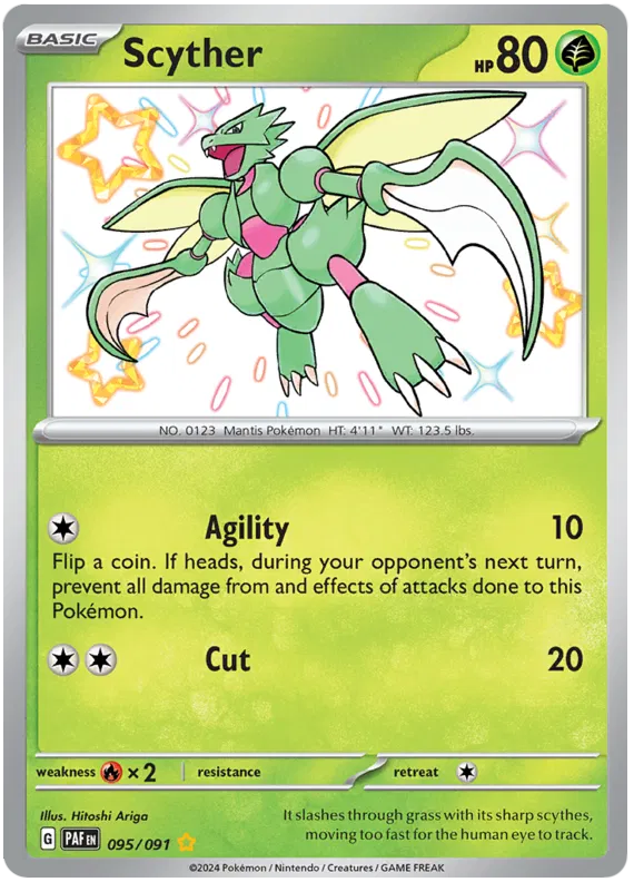 Scyther 095/091 Paldean Fates