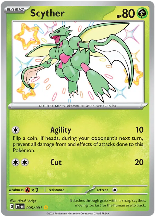 Scyther 095/091 Paldean Fates