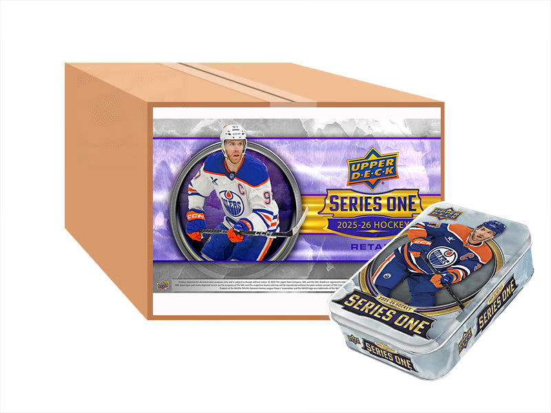 2025-26 Upper Deck Hockey Series 1 Hockey Tin Case