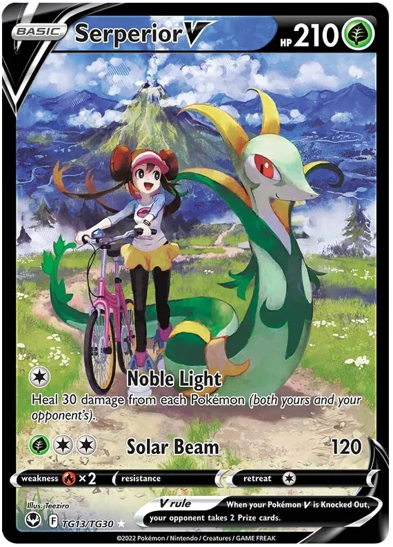 Serperior V TG13/TG30 Silver Tempest Trainer Gallery