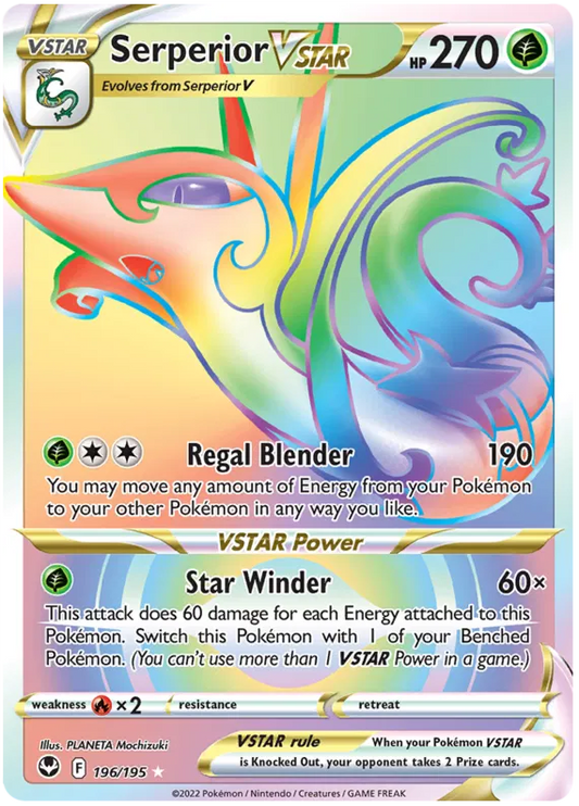 Serperior VSTAR 196/195 Silver Tempest
