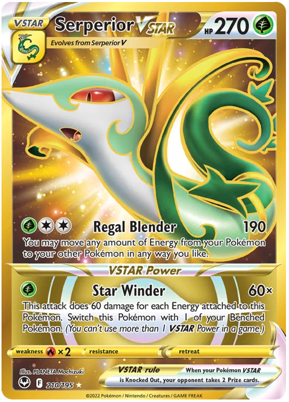 Serperior VSTAR 210/195 Silver Tempest