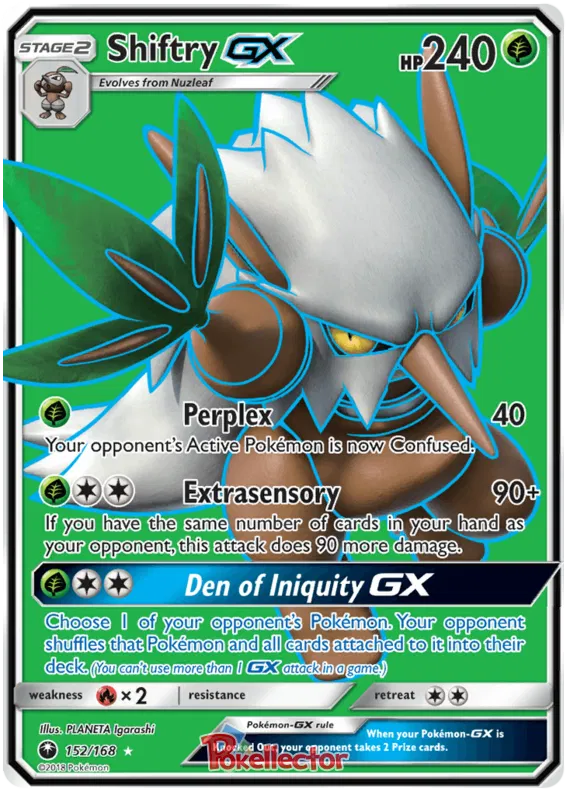 Shiftry GX 152/168 Celestial Storm