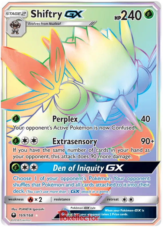 Shiftry GX 169/168 Celestial Storm
