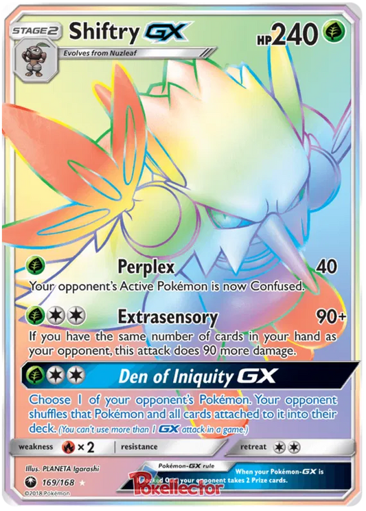 Shiftry GX 169/168 Celestial Storm