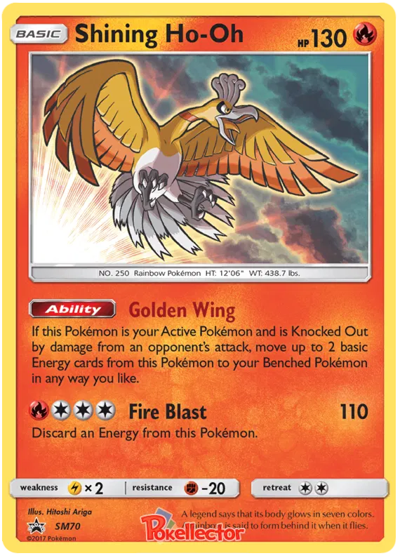 Shining Ho-Oh SM70 Sun & Moon Promos