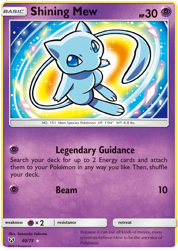 Shining Mew 40/73 Shining Legends