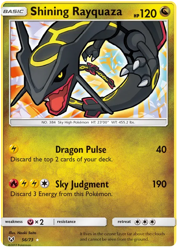 Shining Rayquaza 56/73 Shining Legends