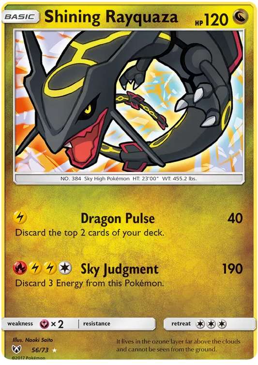 Shining Rayquaza 56/73 Shining Legends