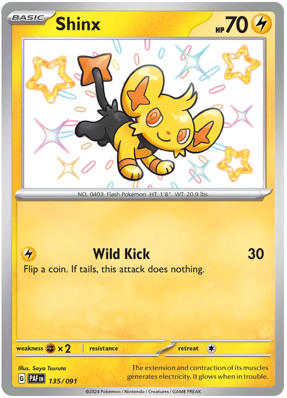 Shinx 135/091 Paldean Fates