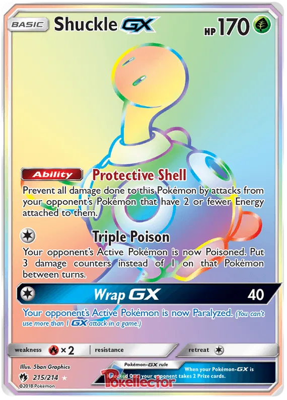 Shuckle GX 215/214 Lost Thunder