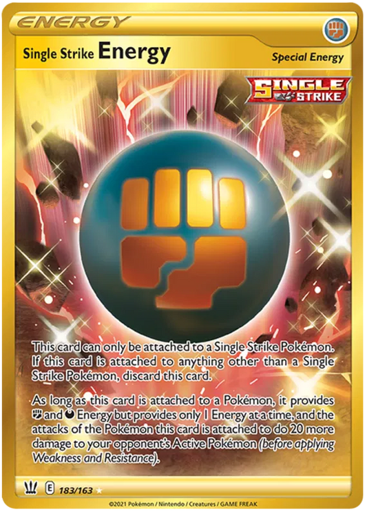 Single Strike Energy 182/163 Battle Styles