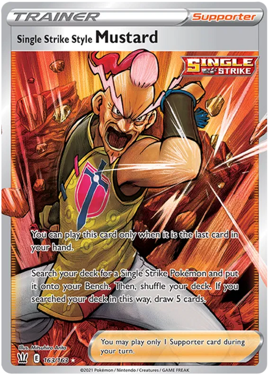 Single Strike Style Mustard 163/163 Battle Styles