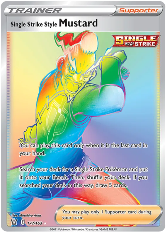 Single Strike Style Mustard 177/163 Battle Styles