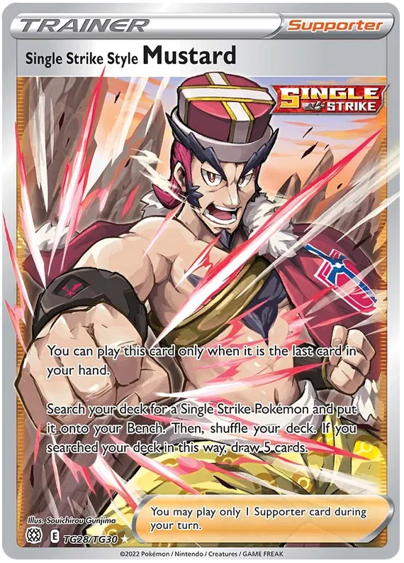 Single Strike Style Mustard TG28/TG30 Brilliant Stars Trainer Gallery