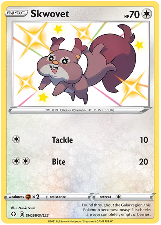 Skwovet SV099/SV122 Shining Fates