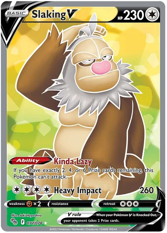 Slaking V 77/78 Pokemon Go