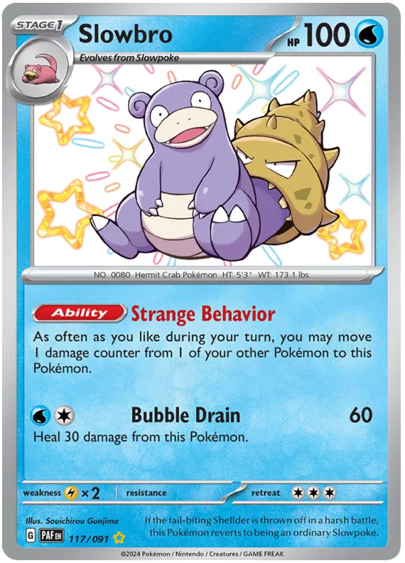 Slowbro 117/091 Paldean Fates