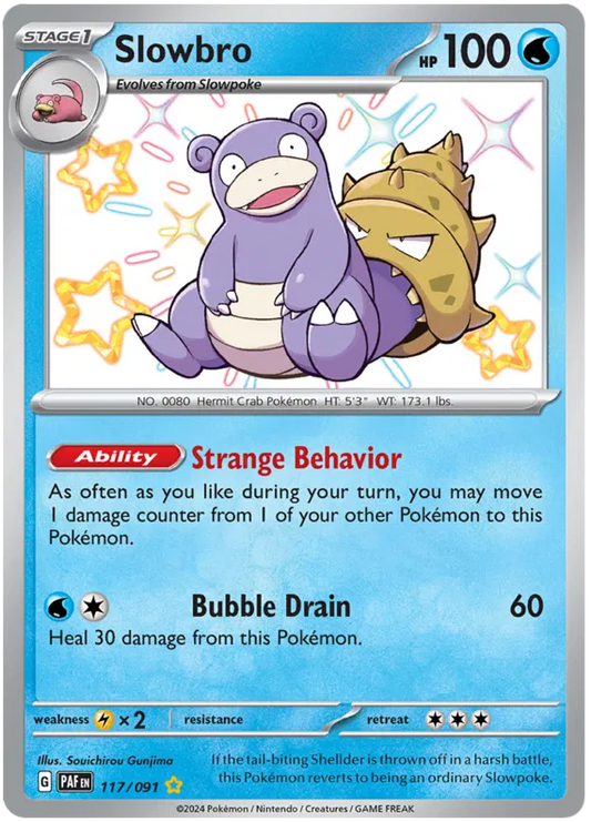Slowbro 117/091 Paldean Fates