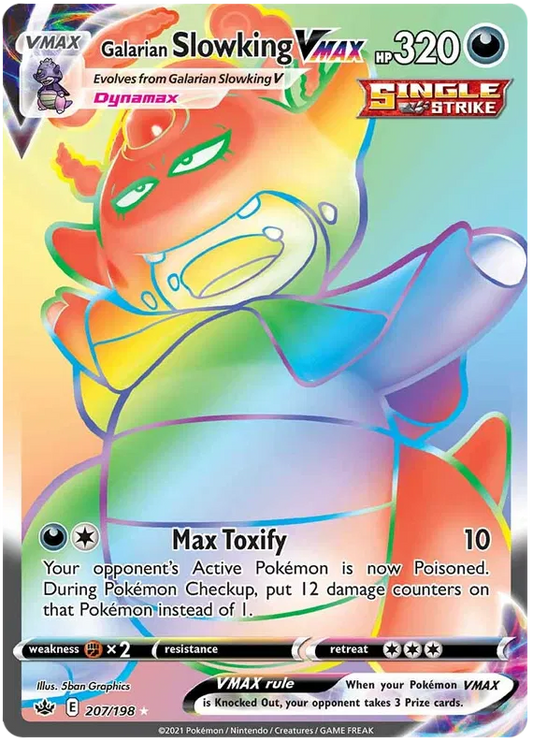 Galarian Slowking VMAX 207/198 Chilling Reign