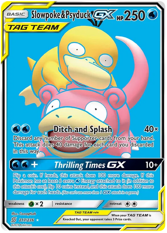 Slowpoke & Psyduck GX 217/236 Unified Minds