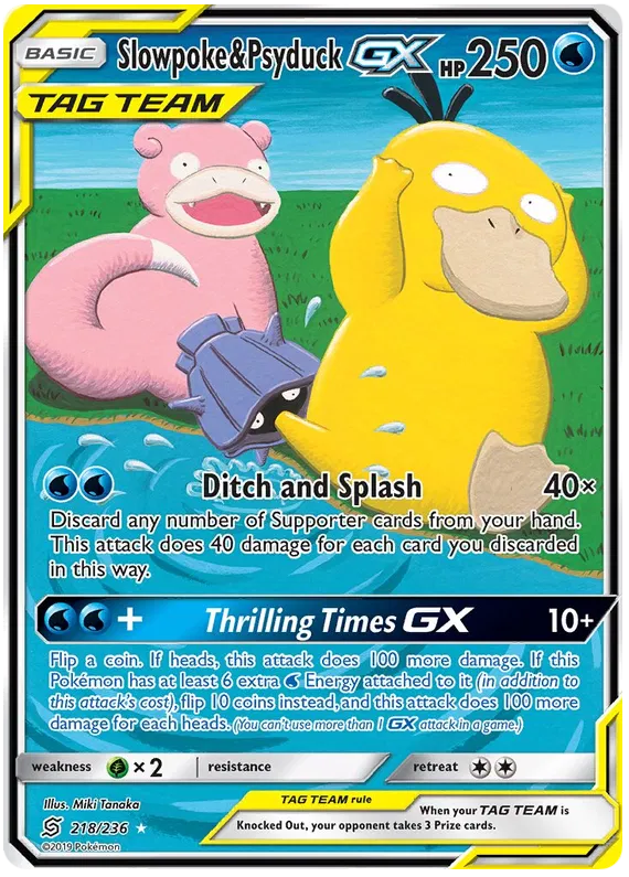 Slowpoke & Psyduck GX 218/236 Unified Minds