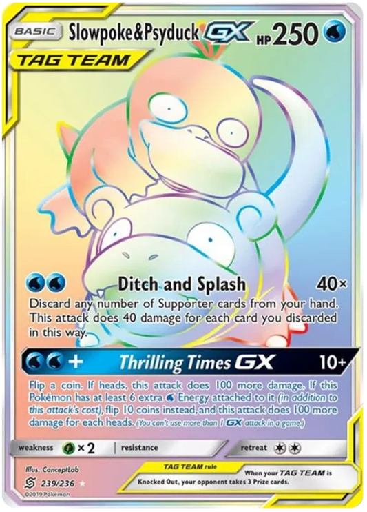 Slowpoke & Psyduck GX 239/236 Unified Minds