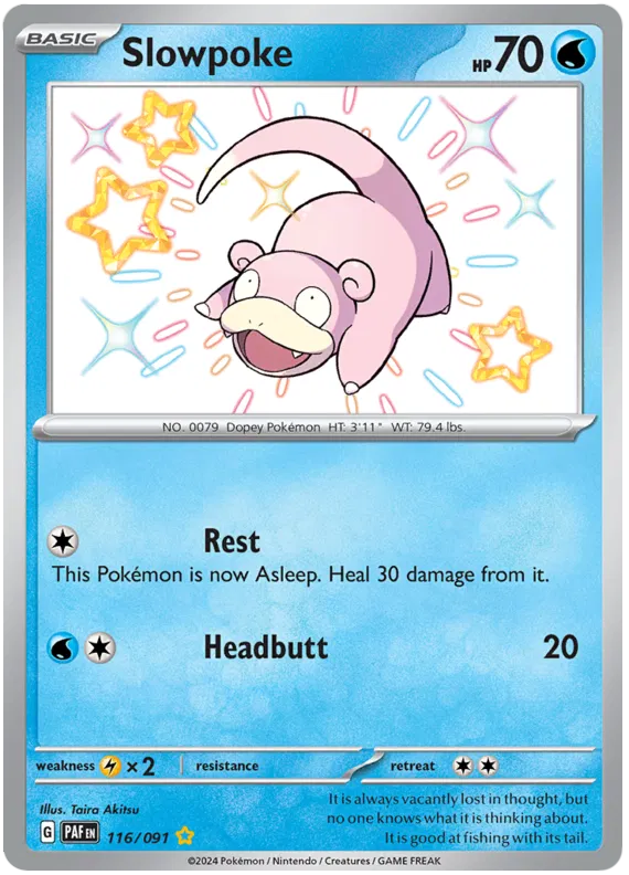 Slowpoke 116/091 Paldean Fates