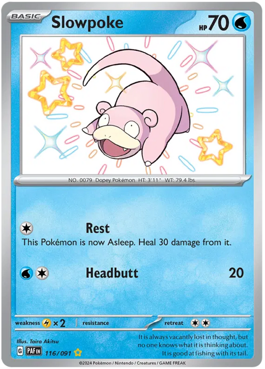 Slowpoke 116/091 Paldean Fates