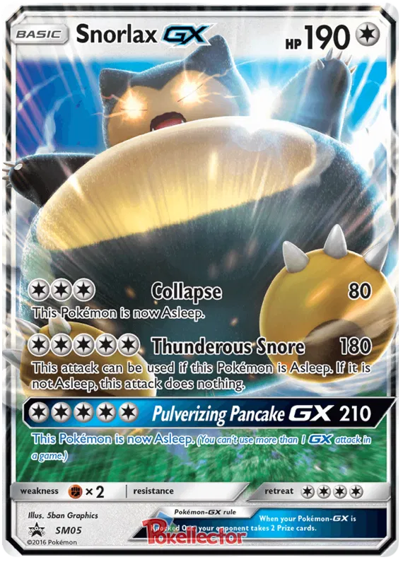 Snorlax GX SM05 Sun & Moon Promos