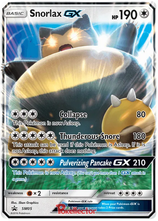 Snorlax GX SM05 Sun & Moon Promos