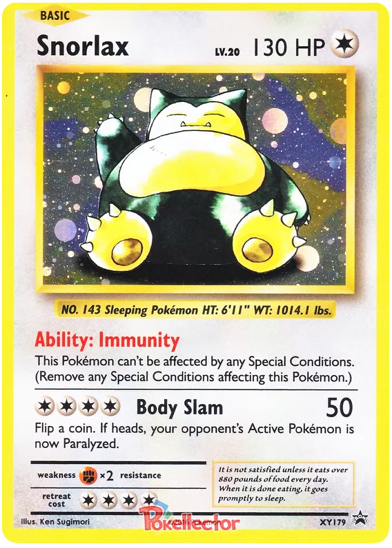 Snorlax XY179 Promos