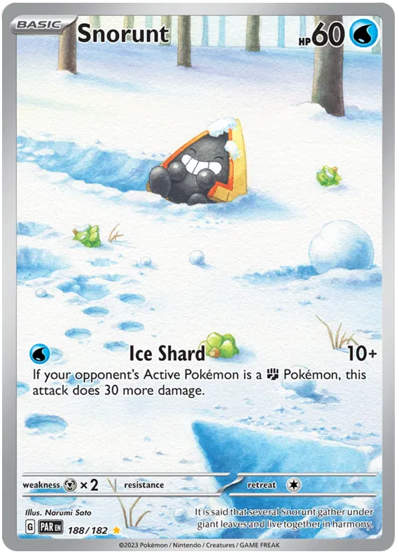 Snorunt 188/182 Paradox Rift