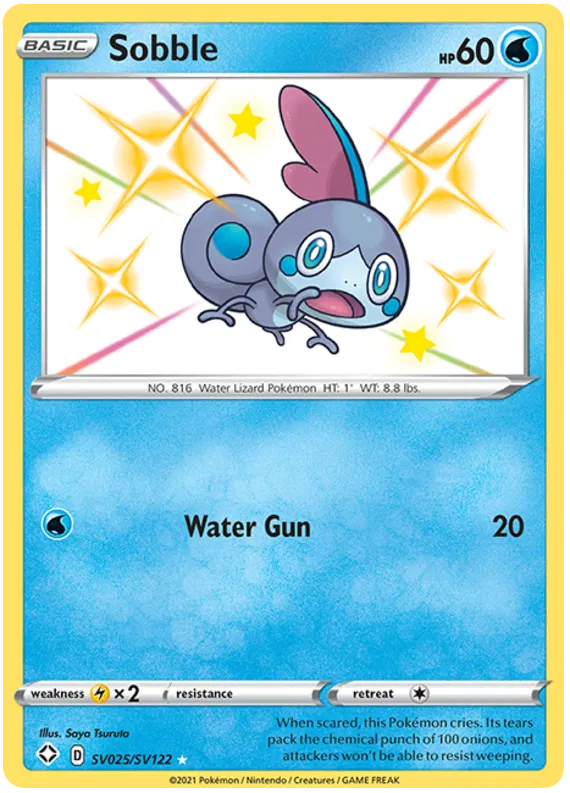 Sobble SV025/SV122 Sword & Shield Shining Fates